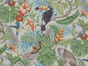 Blind: Rainforest Papaya Fabric