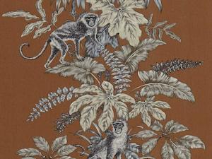 Monkeying Around Henna Fabric