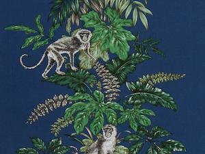 Monkeying Around Marine Fabric