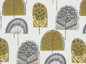 Scandi Wood Ochre Fabric