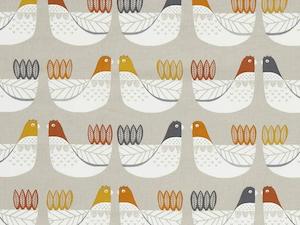 Cluck Cluck Tangerine Fabric