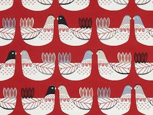 Cluck Cluck Scarlet Fabric