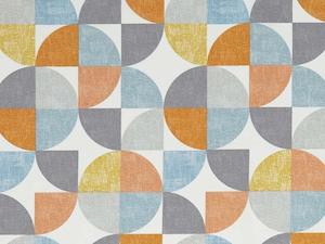 Spiral Tangerine Fabric