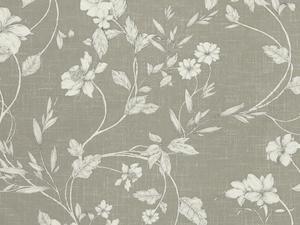 Etched Vine Linen Fabric