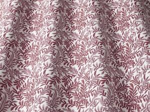 Leaf Vine Rouge Fabric