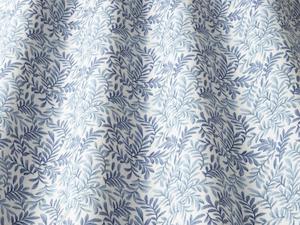 Blind: Leaf Vine Indigo Fabric