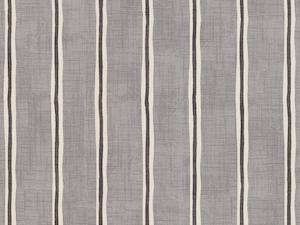 Rowing Stripe Pewter Fabric