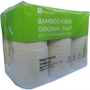 Naturall Bamboo Fibre Toilet Paper/Toilet Roll