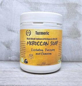 Turmeric Moroccan soap