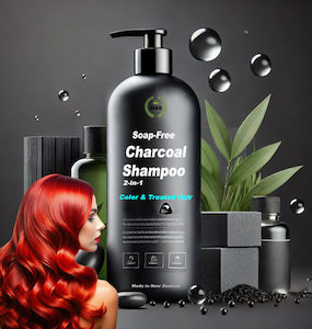 Detergent: Soap-Free Charcoal Shampoo for Color & Treated Hair