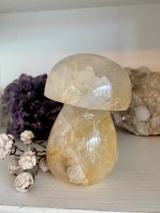 Golden Healer Quartz Mushroom