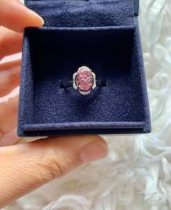 Pink Tourmaline Ring