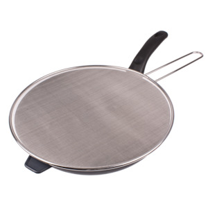 Appetito 33cm Round Stainless Steel Splatter Screen