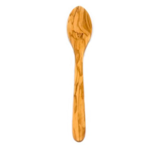 Dishy 30cm Klawe Olive Wood Flat Handle Spoon