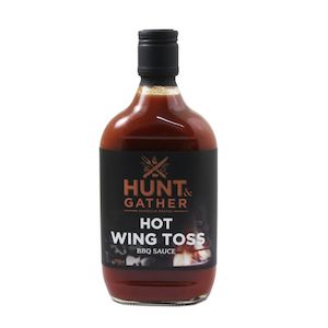 Herb Spice Mills: Hunt & Gather 375ml Hot Wing Toss BBQ Sauce