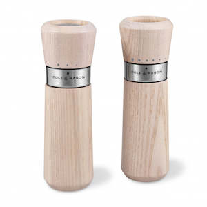 Herb Spice Mills: Cole & Mason Lyndhurst Nordic White Inverta Gift Set Of 2