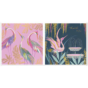 House Home: Sara Miller Crane Notecard Pack of 10