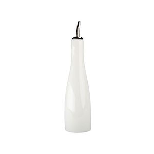 BIA 473ml White Stoneware Oil Bottle