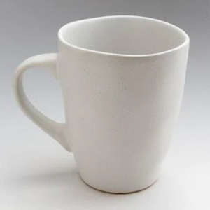 Salisbury & Co White Mica Stoneware Mug