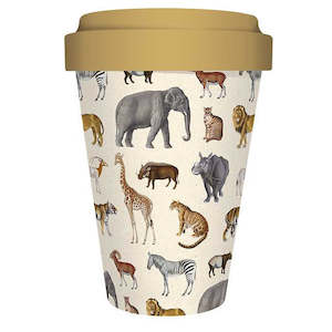 Natural History Museum 450ml Safari Bamboo Travel Mug