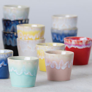 Mugs Cups: Costa Nova 90ml Hand Glazed Espresso Cup Various Colours