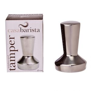 Casa Barista 51mm Diameter Stainless Steel Coffee Tamper