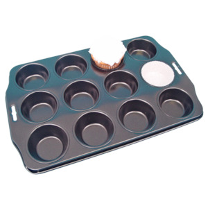 Daily Bake 12 Cup Non Stick Patty Cake Pan