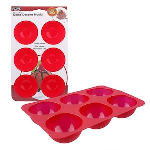 Daily Bake 6 Cup Silicone large Dessert Dome Mould