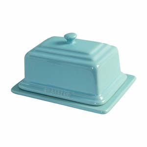 Chasseur Stoneware Duck Egg Blue Butter Dish