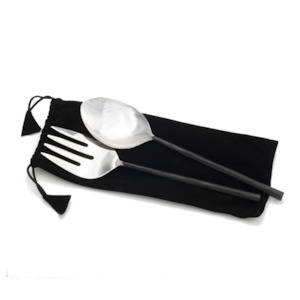 Salisbury & Co Iron Sand Salad Server Set