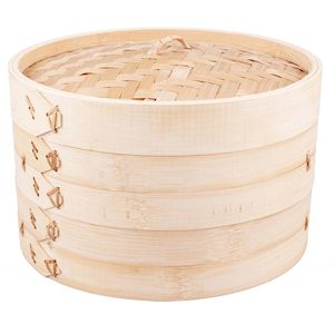 D-Line 25cm Bamboo Steamer Basket