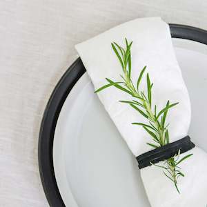 100% Linen 50x50cm Off White Napkin