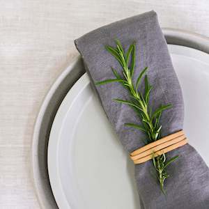 100% Linen 50x50cm Grey Napkin