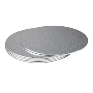 35cm Round Foil Cake Board