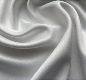 Textile wholesaling: LUCY SATIN BACK CREPE - SILK WHITE