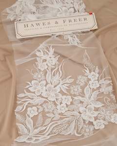 Textile wholesaling: AUDREY FLORAL EMBROIDERY IVORY