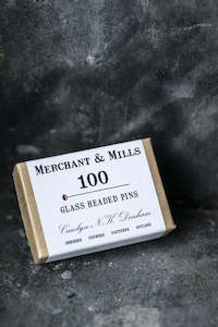 MERCHANT & MILLS GLASSHEAD PINS