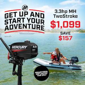 Boat dealing: MERCURY - 3.3HP 2 STROKE OUTBOARD