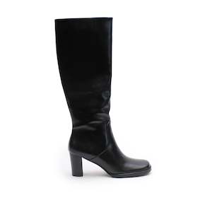 Vintage Knee High Boot - Black