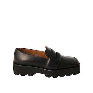 Turner Puff Loafer - Black