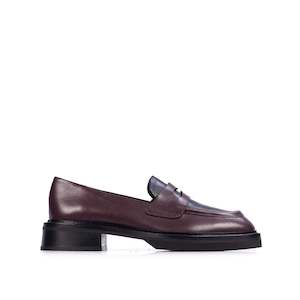 Manzo Loafer - Aubergine/Black