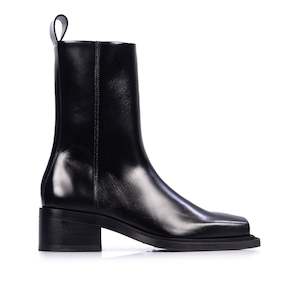 Porto Zip Boot - Black