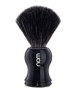 Nom Shaving Brush black handle