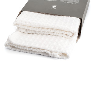 Muhle: Mühle T1 Waffle Pique Pure Cotton Shaving Towel, Set of 2