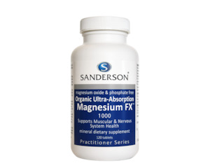 Organic Magnesium FX 1000 Ultra-Absorption 120tablets