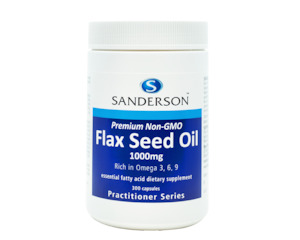 Non-GMO Flax Seed Oil 1000mg 300capsules