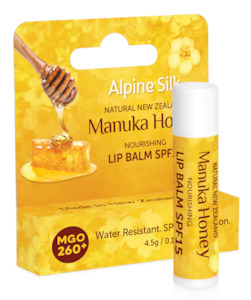 Alpine Silk Nourishing Lip Balm manuka honey