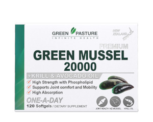 [GP] Green Mussel 20000mg + Krill&Avocado oil (120c)