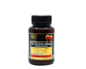 Go Co-Q10 300mg Superior strength 60Softgels