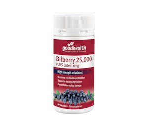 Bilberry 25000 plus Lutein 6mg